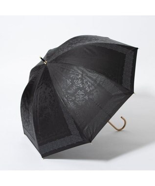 UNBILLION cache nez / レーススカーフプリントバルーンショートパラソル ブラック