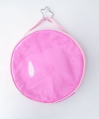 WEGO クリアラメサークルポーチ ピンク