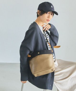 TOPKAPI 【Breath TOPKAPI】RIPPLE リプル ショルダーバッグ カーキブラウン