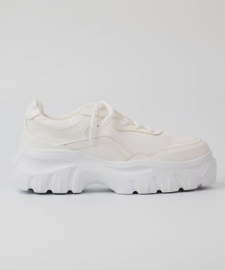 BONTRE 【PRECIEUX JOUET/プレシュウジュエ】軽量ボリュームスニーカー ホワイト