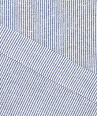 JOSEPH ABBOUD 【清涼・軽量・夏の軽羽織】クールサッカー ライトシャツ アウター ブルー系