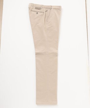 JOSEPH ABBOUD 【キングサイズ・ウエストも伸びる！/ストレッチ/暖かい/オーガニック】オーガニックカルゼストレッチ パンツ アイボリー系