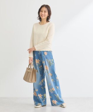 Green Parks シアーポコポコプルオーバー Ivory