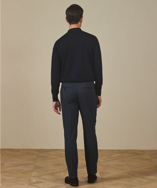 GOTAIRIKU 仕事で着られる 秋冬の綿パン【吸湿発熱/ストレッチ】ソフトサーモ ストレッチコットンパンツ ネイビー系8