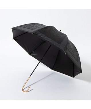 UNBILLION cache nez / レーススカーフプリントバルーンショートパラソル ブラック