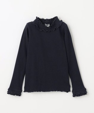 ANY KIDS バックリボン カットソー ネイビー