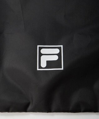 OP／FILA 【FILA】ロゴ入りナップサック&タオルセット ブラック
