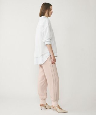 GRACE CONTINENTAL テーパーイージーパンツ ピンク