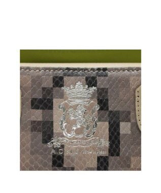 A.D.M.J. 【牛革】スネーク型押し/ミニトート(ショルダーストラップ付) SA