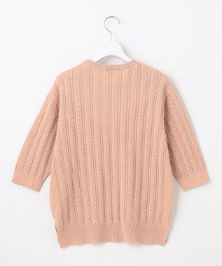 J.PRESS LADIES L 【洗える】 TSUBOMI WG ニット ライトオレンジ系