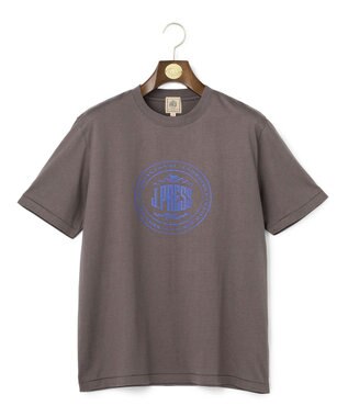 J.PRESS MEN 新色追加【着回し抜群】オーバルロゴ Tシャツ グレー系