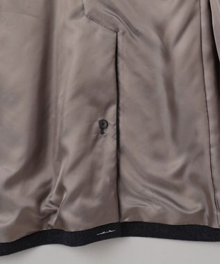 GOTAIRIKU ライトウェイトアンゴラ ステンカラーコート ダルブルー系