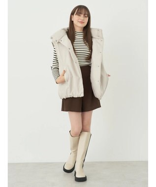 earth music&ecology やわらかタッチハイネックリブプルオーバー Border