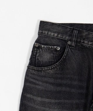 WEGO 【SMLサイズ展開】エクストラバギーデニムパンツ デニムブラックソノタ