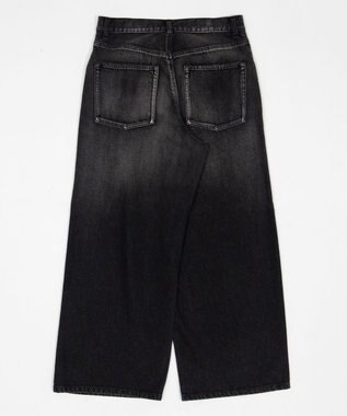 WEGO 【SMLサイズ展開】エクストラバギーデニムパンツ デニムブラックソノタ