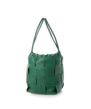 UNBILLION perche サスティナブルメッシュドロストショルダーバッグS グリーン