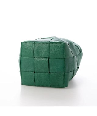 UNBILLION perche サスティナブルメッシュドロストショルダーバッグS グリーン