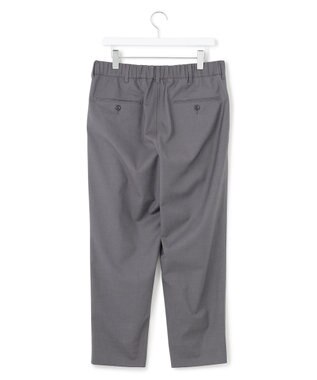 J.PRESS YORK STREET 【UNISEX】ウールライク テーパードイージーパンツ グレー系