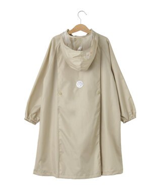 MOONBAT 【ジュニアリュック対応】ポールアンドジョー ポーチ付きキッズレインコート ベージュ