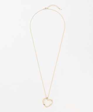 組曲 ツイストハートフープペンダント ゴールド系