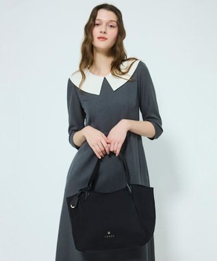 TOCCA 【A4サイズ対応】T-JARDIN NYLONBAG ナイロンバッグ ブラック系