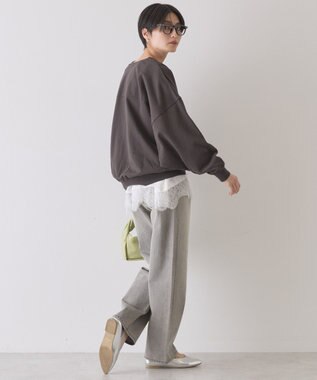 AMERICAN HOLIC スカラップレースプルオーバー Black