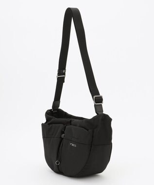 Y'SACCS ドローストリング コンビカラーショルダー mini ブラック