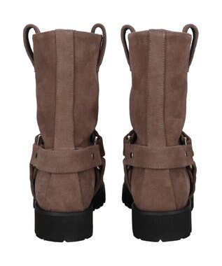 Bridget Birkin 【PARADIS COULEUR】オブリークトウリングエンジニアブーツ オークスウェード