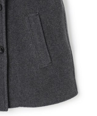 23区 L 【先行予約】MANTECOPureリバー ショートコート チャコール系