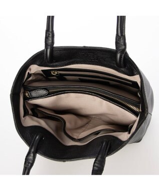 UNBILLION アトランタ ATLANTA / 牛革ハトメあおりトートS ブラック