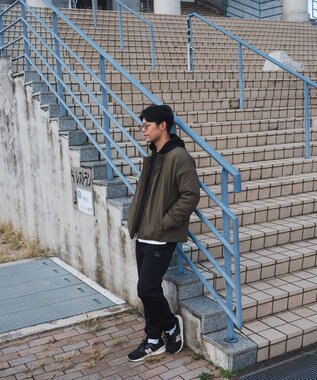 SHARE PARK MENS 【UNISEX】モンスター中綿カーディガン（L・XLサイズ） オリーブ