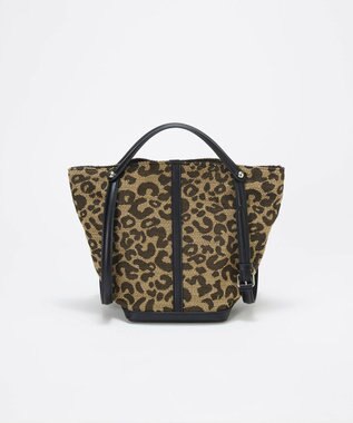 TOPKAPI 【TREASURE TOPKAPI】2way チェンジング トートバッグ レース/レオパード ベージュ