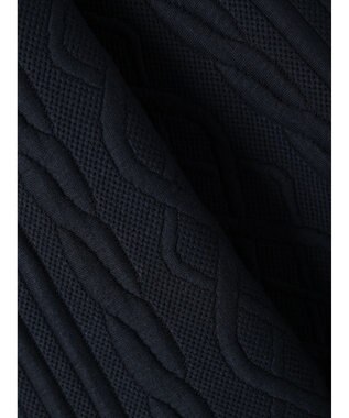 CRAFT STANDARD BOUTIQUE ケーブル柄カットパーカー1 Navy