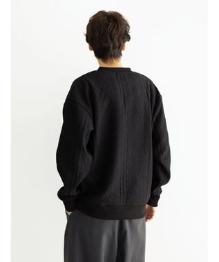 CRAFT STANDARD BOUTIQUE ケーブル柄カットプルオーバー1 Black