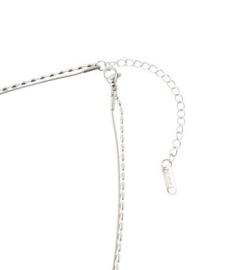 Green Parks ・ＨＡＬＦ　ＴＩＭＥ　サージカル２連ネックレス Silver