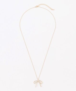 組曲 メタルリボンネックレス ゴールド系