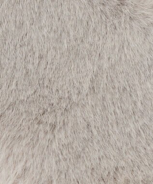 TOCCA 【ブローチ取り外し可】BOW RIBBON FURTIPPET ティペット ライトグレー系