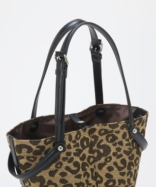 TOPKAPI 【TREASURE TOPKAPI】2way チェンジング トートバッグ レース/レオパード ベージュ