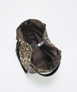 TOPKAPI 【TREASURE TOPKAPI】2way チェンジング トートバッグ レース/レオパード ベージュ