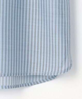 J.PRESS LADIES シアーピンストライプ カットソー サックスベース系