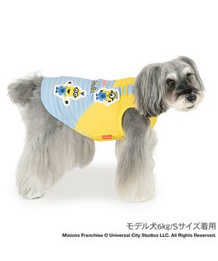 PET PARADISE ミニオン エコメイド オーバーオール風 タンクトップ 小型犬 イエロー