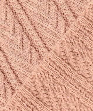 J.PRESS LADIES L 【洗える】 TSUBOMI WG ニット ライトオレンジ系