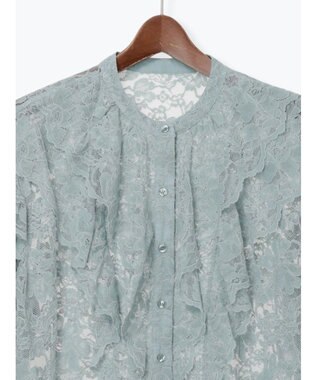 Te chichi レースフリルレイヤードブラウス《2025winter catalog item》 ミント