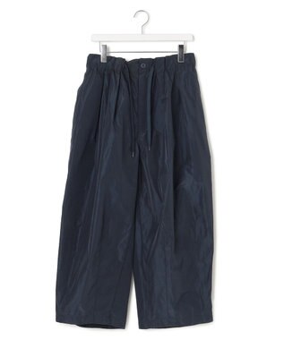  【UNISEX】ポリエステルツイル ワイドパンツ