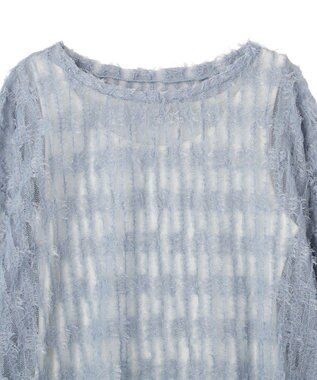 Green Parks ＳＥＴ２点カットフェザープルオーバー＋インナー Grayish Blue
