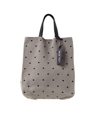 FOLNA RD ニットショッパートートバッグ グレーべージュ