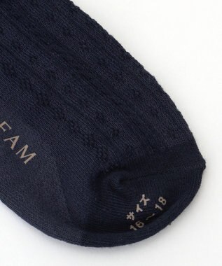 ANY KIDS レースショートソックス ネイビー