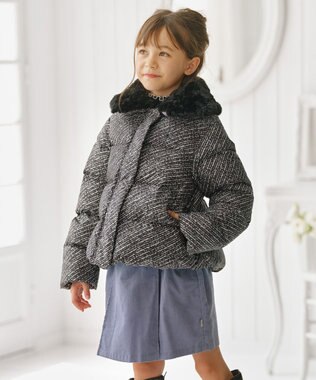 組曲 KIDS 【110-140㎝】 ショートダウン ツイード系5