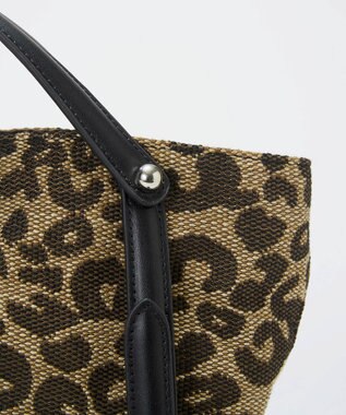 TOPKAPI 【TREASURE TOPKAPI】2way チェンジング トートバッグ レース/レオパード ベージュ