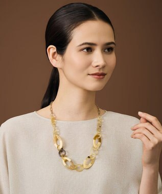 自由区 ウォーターバッファローチェーンネックレス